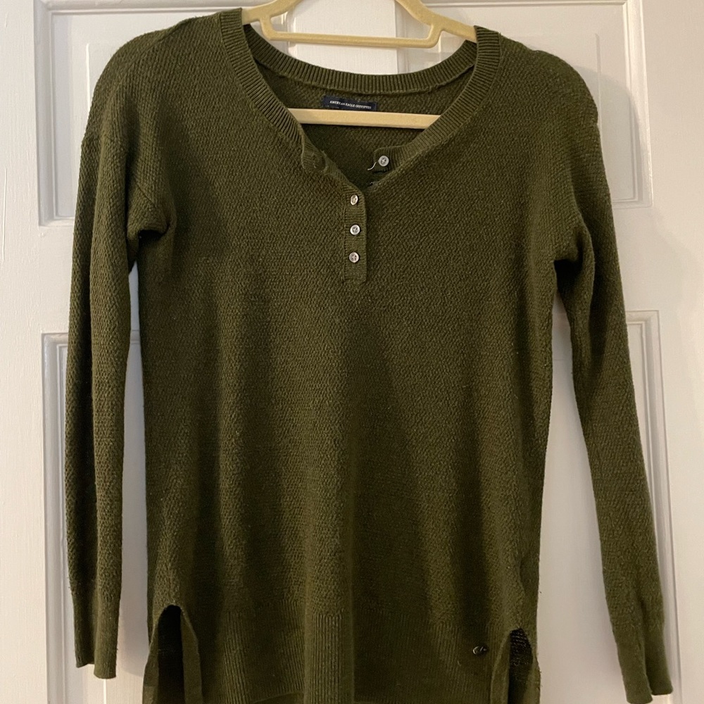 vintage style henley tee
